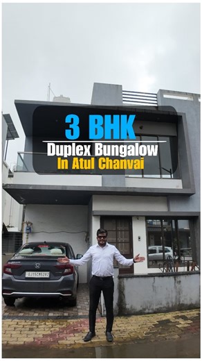 5.5K views · 114 reactions |  3 BHK Duplex Bungalow in Chanvai Atul...
