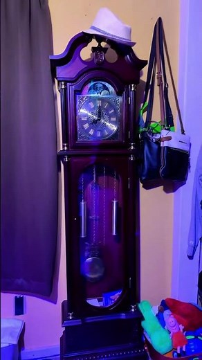 Battery-Operated Grandfather Clock Chimes At 8 PM