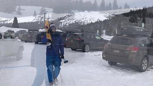 1.5K views · 45 reactions | Keep calm and carry on, How To Carry your Skis like a Local https://www.aspenchamber.org/how-to/get-outside/winter | Visit Aspen | Facebook