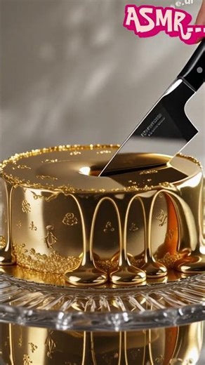 DELICIOUS GOLD 😋 ✨️ #asmrsounds