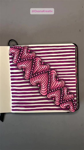 Colorful Doodle Tutorial for your Sketchbook ✍️ Zentangle Art Drawing for Beginners #art #drawing #zentangle #inspiration #foryou
