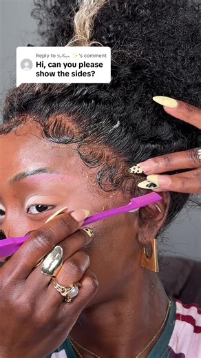 DIY Puff Hairstyle Tutorial with Baby Hairs