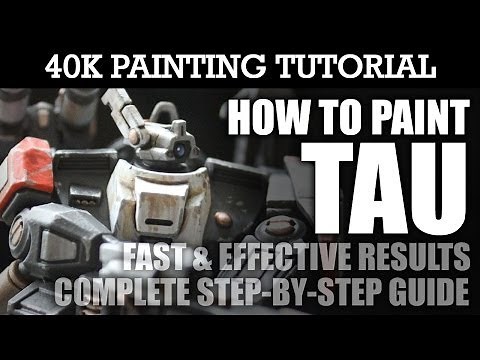 How To Paint TAU Painting Tutorial (Use this technique for ALL Tau units/vehicles) | HD