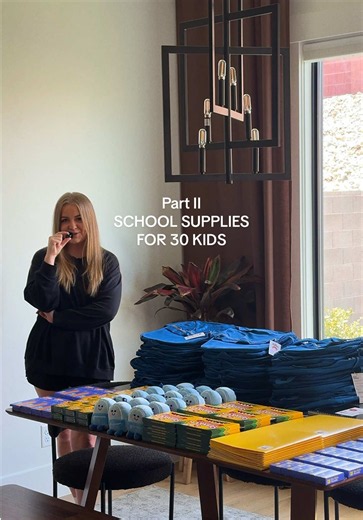 School Supplies for 30 Kids: Pack With Me Back-to-School Backpack Drive