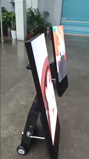 OnlyLED 43” Battery-Powered A-Frame Digital Signage: Unleash Outdoor Advertising Freedom!