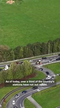 Roads at a standstill as Irish protesters blockade key routes over fuel tax hike