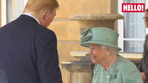President Donald Trump arrives at Buckingham Palace | HELLO!