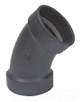 6 inch ABS DWV 45 Elbow
