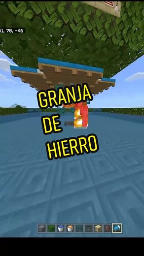 Cómo hacer una granja de hierro en Minecraft Bedrock