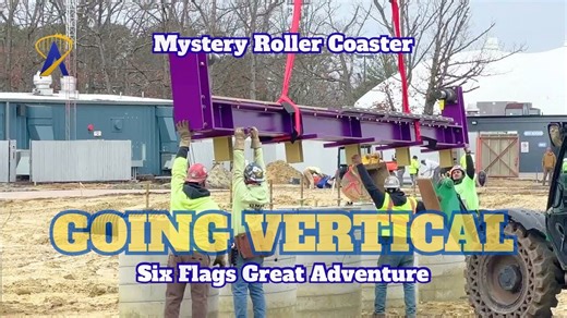 New Six Flags roller coaster goes vertical!