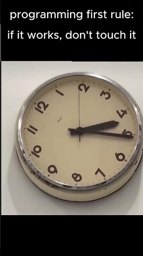 👉 Programming Rule #1: If It Works… DON’T Touch It! 😂💻