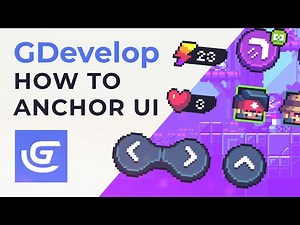GDevelop - How to Add Responsive UI using Anchors