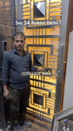 Electronic Door Lock Welding Fitting Link Plus, Steel gate electric lock setting welding #linkplus