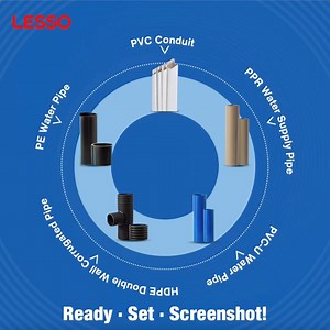 ❓ Think you're familiar with our piping systems? Take a screenshot of the correct match and share it in the comments below! Let's test your knowledge. #LESSO #ChillWithLESSO #Pipes #Plumbing | LESSO
