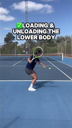 Load and unload your body on your forehand!🎾