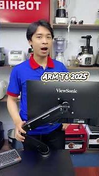 HyperWork | Bộ 3 Arm màn hình + Bàn phím + Chuột #dienmaytinphong #hyperwork
