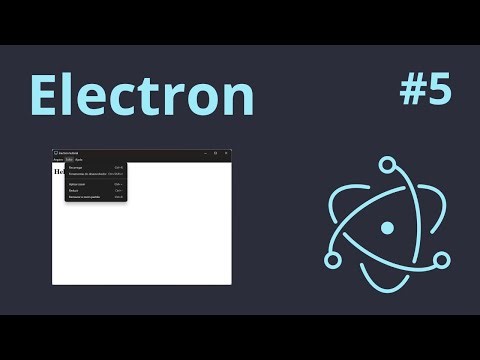 🔵 Electron JS tutorial - Como personalizar o menu ? #electronjs #electron_tutorial