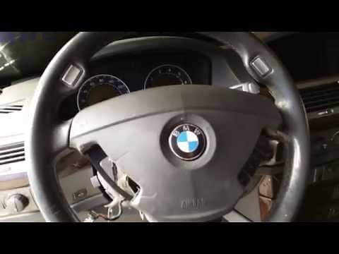 BMW 745 750 - Sport Steering Wheel Airbag Removal