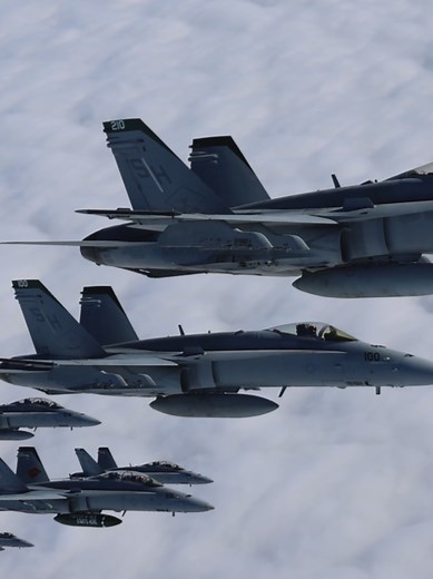 United States Marine Corps (USMC) jets in action. Airframes include the F-5 Tiger, AV-8 Harrier, F/A-18 Hornet, and F-35B Lightning II #usmc #marines #tron #marinecorps #usa