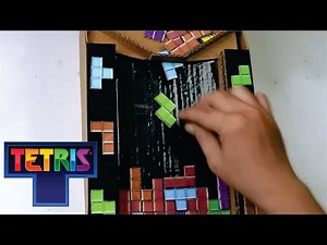 How to Make TETRIS GAME from CARDBOARD