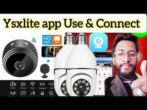 Ysxlite camera connect wifi || how to use ysxlite app || ysxlite || by abid qureshi official.