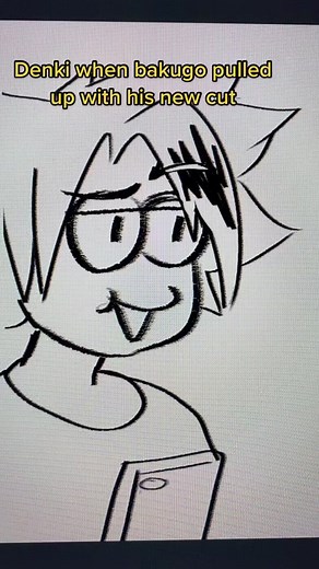 Lookin like a lil english boy 🫡 #bakugo #denki #mha