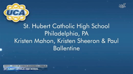 St. Hubert Catholic High School [2026 Cheer - Medium Varsity Division II Finals] 2026 UCA National High School Cheerleading Championship DII
