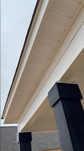 Vented Soffit #residentialconstruction #constructionchannel #diy #newhomebuild #homebuilding