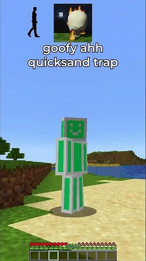 best quicksand trap in minecraft 😱💀