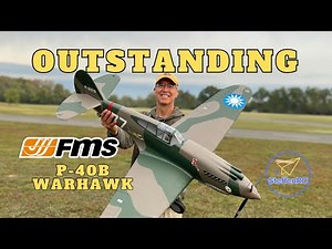 FMS P-40B Warhawk 1400mm Fantastic warbird - Complete review