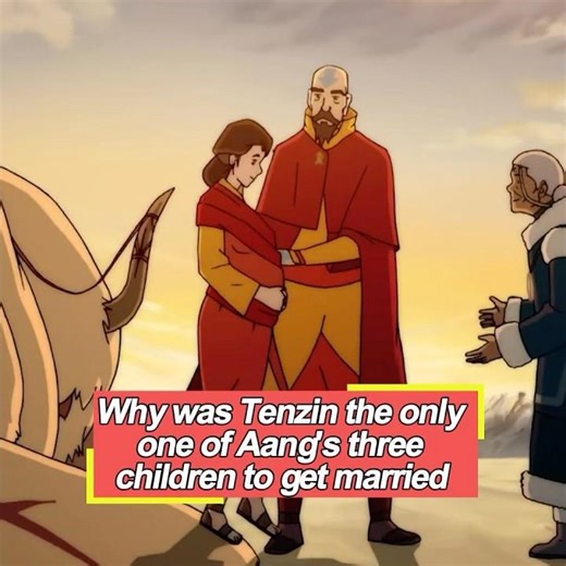 Why was Tenzin the only one of Aang's three children to get married#tiktoktvfilmcontest#characterst