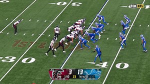 Charles Harris engulfs Desmond Riddler for 7-yard sack
