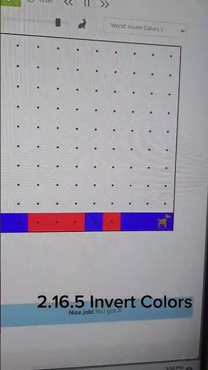 Codehs 2.16.5 Invert colors