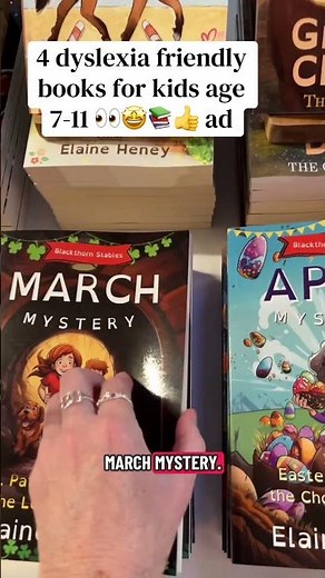 4 dyslexia friendly books for kids age 7-11 👀🤩📚👍 ad #dyslexiaawareness #dyslexia