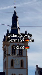 77K views · 2.4K reactions | Oldest city in Germany ❤️ The old town of Trier ❤️ What a City !!!! #Trier #RomanHistory #Germany #Traveller #Historian #triergermany #triercity #triercalçados #triersüd #triererleben #triercathedral #germanytourism #germanytrip #germanytoday #aoonthetraveller | Aoon The Traveller | Facebook