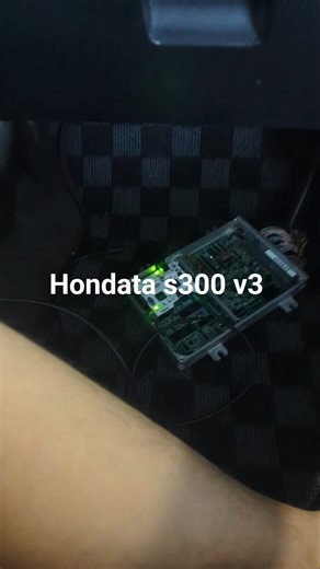 hondata s300 v3 first time I installed it, p30 base map, check engine light will go away.