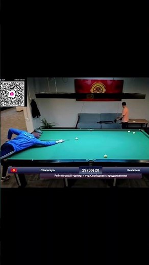На фарте 🤣 #русскийбильярд #billiards #кыргызстан #бишкек #турнир