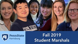 1.4K views · 42 reactions | Meet Penn State Harrisburg's fall 2019 student commencement marshals. For full story, visit harrisburg.psu.edu. | Penn State Harrisburg | Facebook