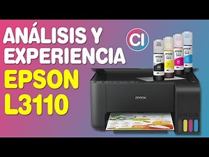 Analysis and User Experience Epson L3110
