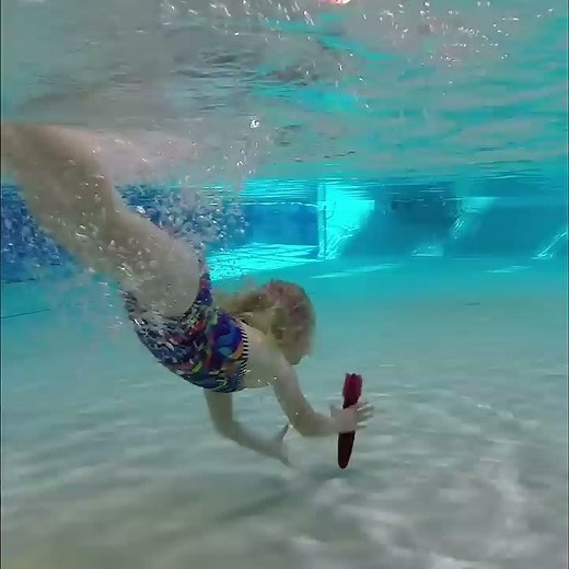 Diving for Toys Underwater