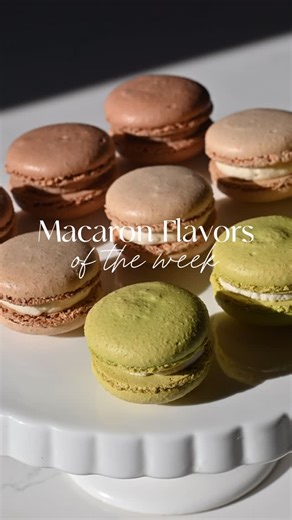 Victoria's Bakery on Instagram: "We are ‘fall’ing for this week’s macaron flavors. 😍🍂 Inspired by the coziness of autumn, this macaron lineup is a delicious way to ease into cooler weather, featuring Hazelnut, Caramel, and Cinnamon Apple. 🌰🍎 Made with rich and decadent ganaches, fresh caramel, and local apples from Eddy’s Fruit Farm, this from-scratch trio is sure to make you feel all warm and cozy inside. ☺️ Let us know in the comments which macaron flavor you want first! ⬇️ #ClevelandFood 