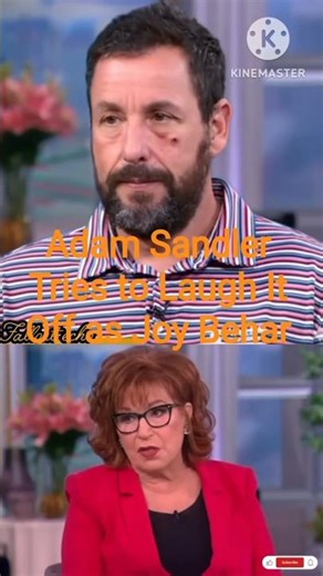 :Adam Sandler Tries to Laugh It Off as Joy Behar Pushes Back on The View