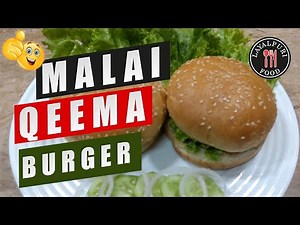 Burger Malai Qeema Recipe By Layalpuri Food