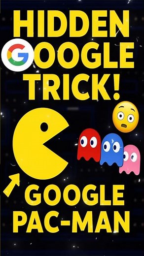 😱 Hidden Google Pac-Man Trick | Google Secret Game You Must Try! 🔥