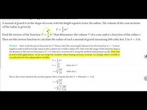 Math 10 5.7 Example 6 Solving an Application with a Cubic Function