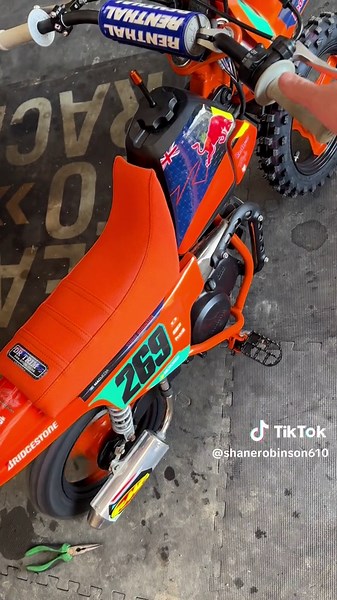 Custom Built Yamaha PW50 Motorcycle Showcase