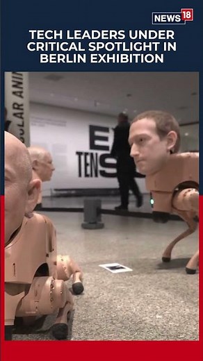 Robotic Dogs Inspired by Elon Musk & Zuckerberg? Inside Beeple’s New Art Show | N18S