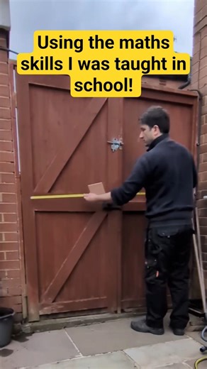 Measuring up! using those maths skills I learned in school.