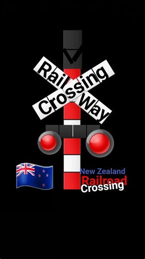 New Zealand railroad crossing
