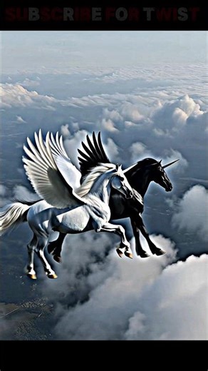 Unicorns Flying Above the Clouds 🕊️ | Hypnotic Loop You Can’t Look Away #flyonthewall #short